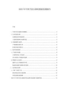 2025年中國(guó)手扶壓路機(jī)數(shù)據(jù)監(jiān)測(cè)報(bào)告
