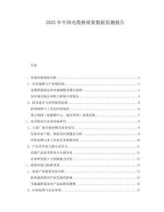 2025年中國(guó)電纜橋梁架數(shù)據(jù)監(jiān)測(cè)報(bào)告