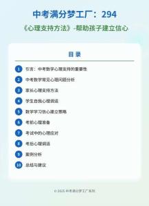 中考滿分夢工廠：294 《心理支持方法》-幫助孩子建立信心