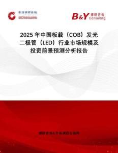 2025年中國(guó)板載（COB）發(fā)光二極管（LED）行業(yè)市場(chǎng)規(guī)模及投資前景預(yù)測(cè)分析報(bào)告