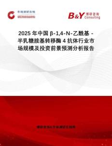 2025年中國β-14-N-乙?；?- 半乳糖胺基轉(zhuǎn)移酶4抗體行業(yè)市場規(guī)模及投資前景預(yù)測分析報告