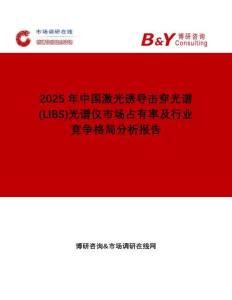 2025年中國(guó)激光誘導(dǎo)擊穿光譜(LIBS)光譜儀市場(chǎng)占有率及行業(yè)競(jìng)爭(zhēng)格局分析報(bào)告