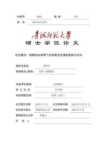 智慧司法背景下法官職業(yè)倫理的挑戰(zhàn)與應(yīng)對