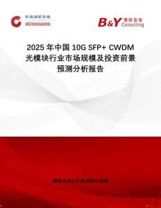 2025年中國(guó)10G SFP+ CWDM光模塊行業(yè)市場(chǎng)規(guī)模及投資前景預(yù)測(cè)分析報(bào)告