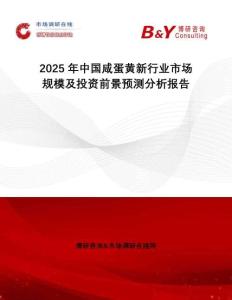 2025年中國(guó)咸蛋黃新行業(yè)市場(chǎng)規(guī)模及投資前景預(yù)測(cè)分析報(bào)告