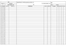 月份不合格品匯總表