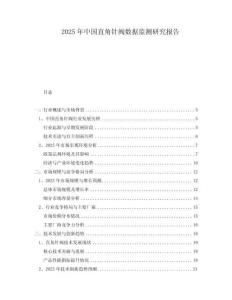 2025年中國直角針閥數(shù)據(jù)監(jiān)測(cè)研究報(bào)告