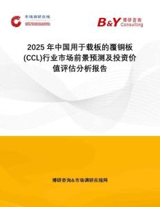 2025年中國用于載板的覆銅板 (CCL)行業(yè)市場前景預測及投資價值評估分析報告