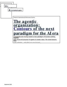 智能體組織：AI時(shí)代的下一代組織范式+The+Agentic+Organization+Contours+Of+The+Next+Paradigm+For+The+AI+Era