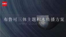 布魯可三體主題積木傳播方案