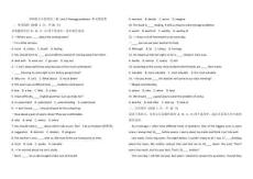 Unit 3 Teenage problems 單元測(cè)試卷（含答案）譯林版（2012）英語(yǔ)九年級(jí)上冊(cè)