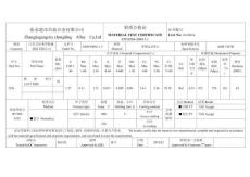 材質(zhì)合格證---閥座 18120014	co106座圈 -