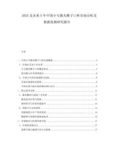 2025及未來5年中國(guó)小號(hào)激光椰子口杯市場(chǎng)分析及數(shù)據(jù)監(jiān)測(cè)研究報(bào)告