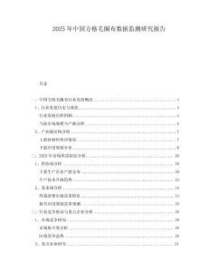 2025年中國(guó)方格毛圈布數(shù)據(jù)監(jiān)測(cè)研究報(bào)告