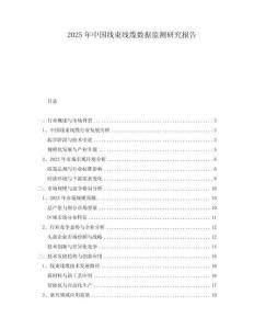 2025年中國線束線纜數(shù)據(jù)監(jiān)測研究報告