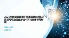 2025年咽鼓管球囊擴張術聯合鼓膜切開置管對難治性分泌性中耳炎患者聽閾和咽