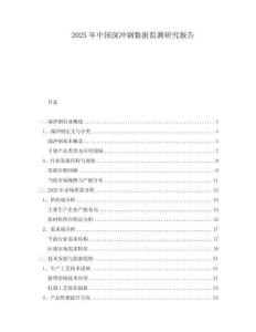 2025年中國深沖鋼數據監測研究報告