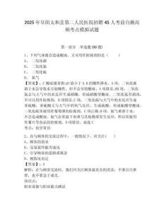 2025年阜陽太和縣第二人民醫(yī)院招聘45人考前自測高頻考點(diǎn)模擬試題及答案詳解（典優(yōu)）