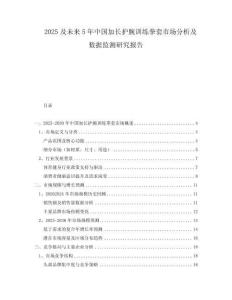 2025及未來5年中國加長護(hù)腕訓(xùn)練拳套市場分析及數(shù)據(jù)監(jiān)測研究報告