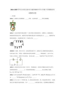 2024~2025學年江西省宜春市豐城市梅林中學八年級下學期期末考試物理試卷