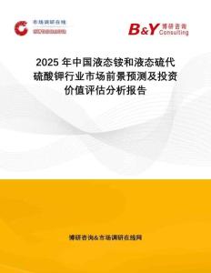 2025年中國液態(tài)銨和液態(tài)硫代硫酸鉀行業(yè)市場前景預測及投資價值評估分析報告