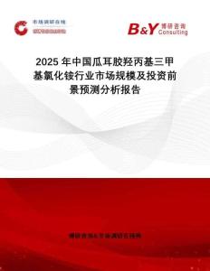 2025年中國瓜耳膠羥丙基三甲基氯化銨行業(yè)市場規(guī)模及投資前景預測分析報告