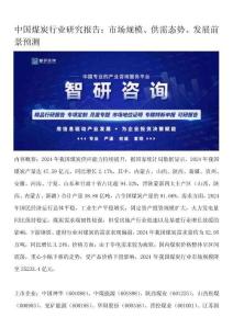 中國煤炭行業研究報告：市場規模、供需態勢、發展前景預測