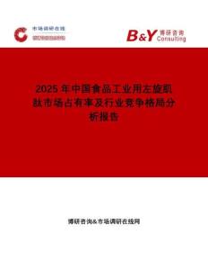 2025年中國食品工業用左旋肌肽市場占有率及行業競爭格局分析報告