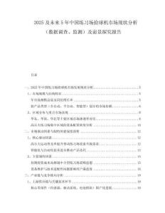 2025及未来5年中国练习场捡球机市场现状分析（数据调查、监测）及前景探究报告