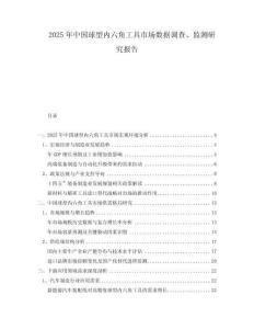 2025年中國(guó)球型內(nèi)六角工具市場(chǎng)數(shù)據(jù)調(diào)查、監(jiān)測(cè)研究報(bào)告