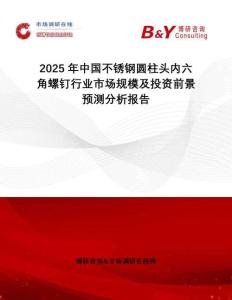 2025年中國不銹鋼圓柱頭內(nèi)六角螺釘行業(yè)市場規(guī)模及投資前景預(yù)測分析報告