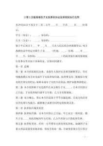 二零二五版離婚后子女撫養(yǎng)權(quán)協(xié)議及探視權(quán)執(zhí)行合同