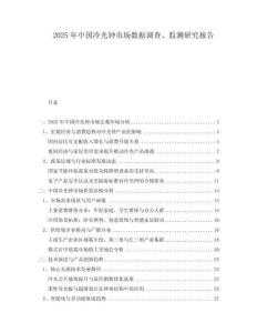 2025年中國冷光鐘市場數(shù)據(jù)調(diào)查、監(jiān)測研究報(bào)告