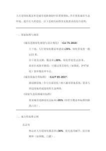 人行道綠化覆蓋率標(biāo)準(zhǔn)