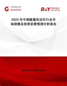2025年中國敞篷電動車行業(yè)市場規(guī)模及投資前景預(yù)測分析報(bào)告