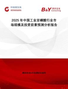 2025年中國工業(yè)亞磷酸行業(yè)市場規(guī)模及投資前景預測分析報告