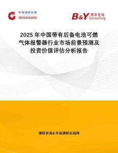2025年中國帶有后備電池可燃氣體報警器行業市場前景預測及投資價值評估分析報告