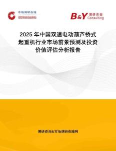 2025年中國雙速電動葫蘆橋式起重機行業市場前景預測及投資價值評估分析報告