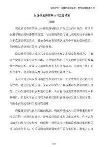 加強(qiáng)研發(fā)費(fèi)用審計(jì)與監(jiān)督機(jī)制