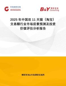 2025年中國(guó)雙11天貓（淘寶）交易額行業(yè)市場(chǎng)前景預(yù)測(cè)及投資價(jià)值評(píng)估分析報(bào)告