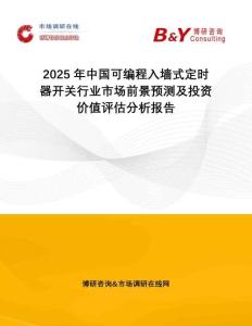 2025年中國可編程入墻式定時器開關(guān)行業(yè)市場前景預(yù)測及投資價值評估分析報告