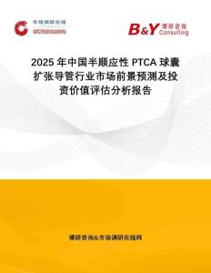 2025年中國半順應(yīng)性PTCA球囊擴張導(dǎo)管行業(yè)市場前景預(yù)測及投資價值評估分析報告