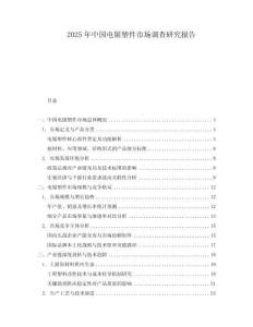 2025年中國電鋸塑件市場調查研究報告