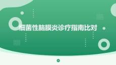 細菌性腦膜炎診療指南比對