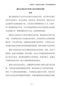 建筑立面改造中景觀與綠化的整合策略