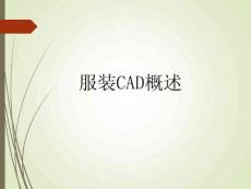 服裝CAD概述