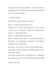 工程認證通用標準解讀-畢業(yè)要求解讀