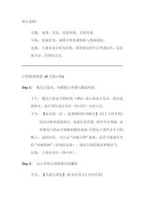 去貴州六盤水玩水四~五天旅游攻略路線