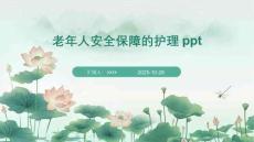 老年人安全保障的護理ppt