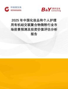 2025年中國化妝品和個人護理用有機硅交聯(lián)聚合物微粉行業(yè)市場前景預測及投資價值評估分析報告